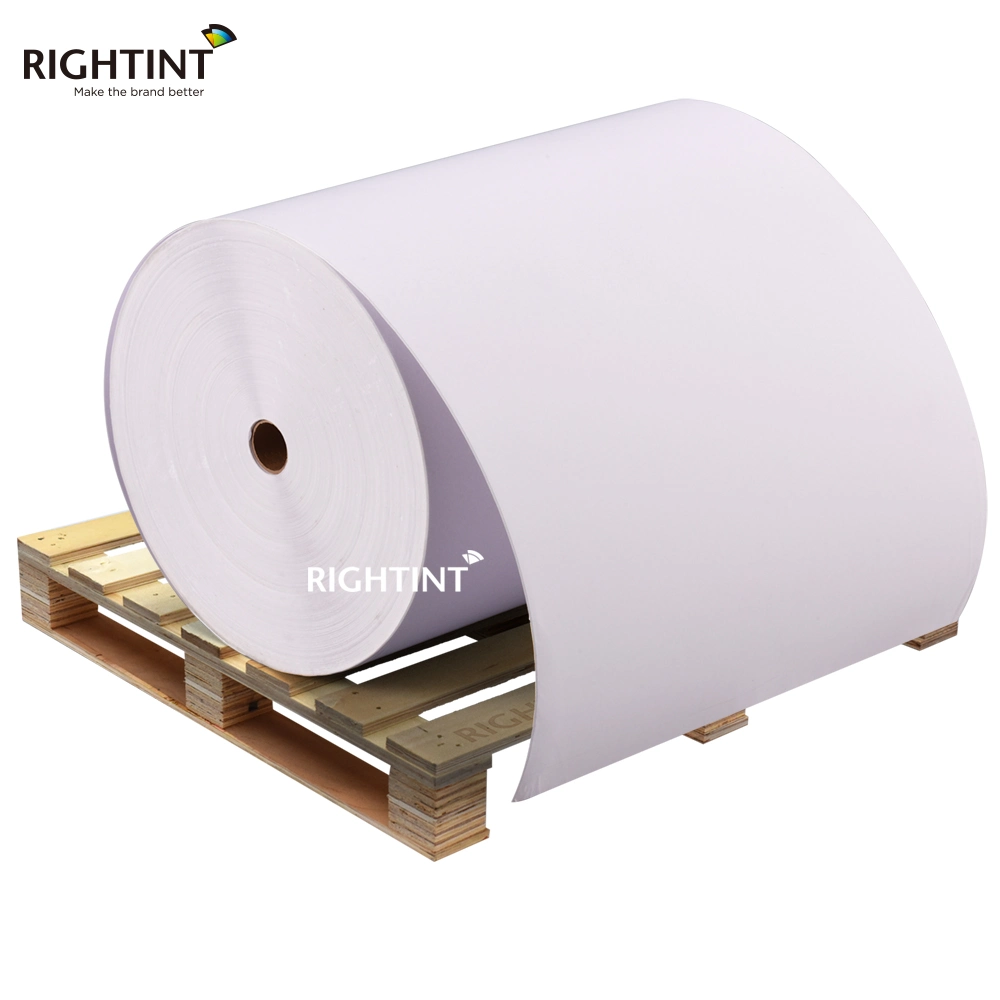 Carton Flexographic Printing Rightint OEM vinyl sticker paper blank label