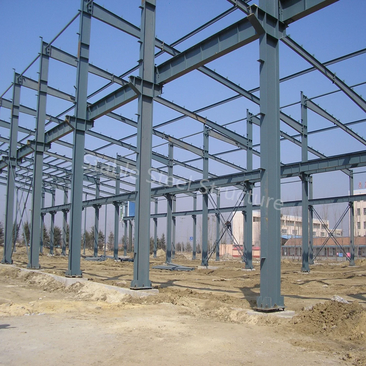 Prefab Light Steel Frame Building Prefabricated Metal Structure Workshop with Economical Design