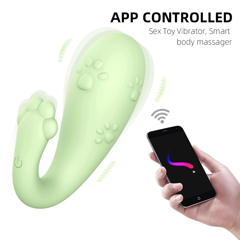 Pilha recarregável celular controlar APP vibrador para mulheres brinquedo sexual