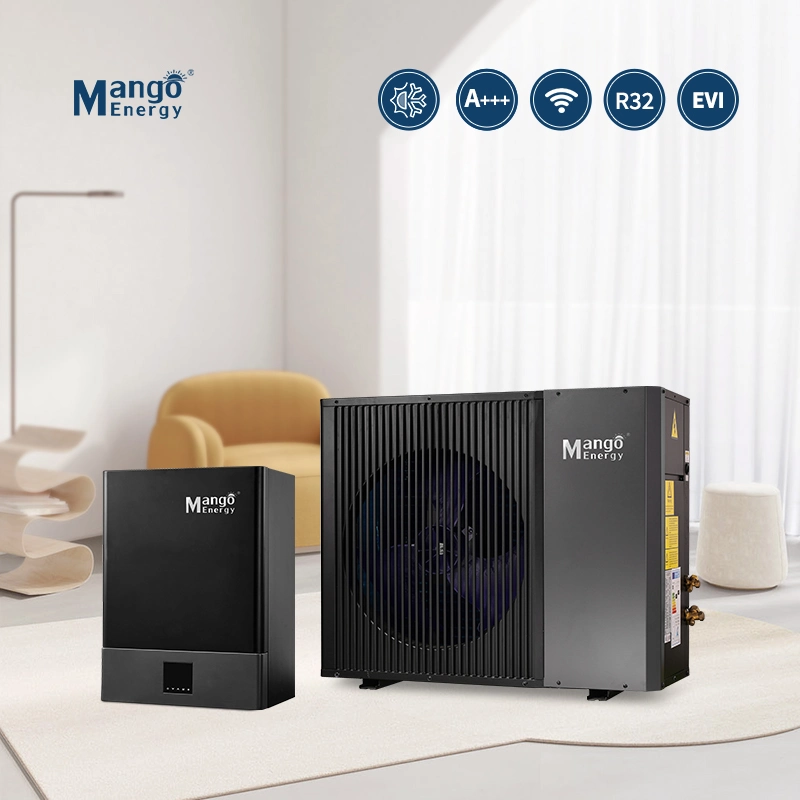 Mango Galvanized Steel Metal Heat Pump DC Inverter Heat Pump Air to Water Heater with WiFi 5% off