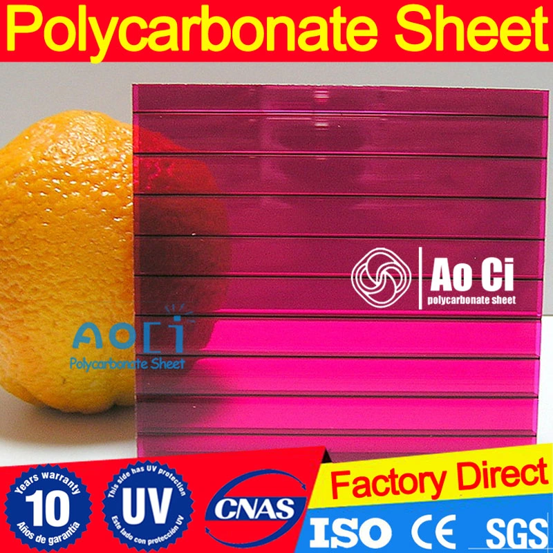 Polycarbonate Greenhouse 10mm Minimum Double UV Virgin Material