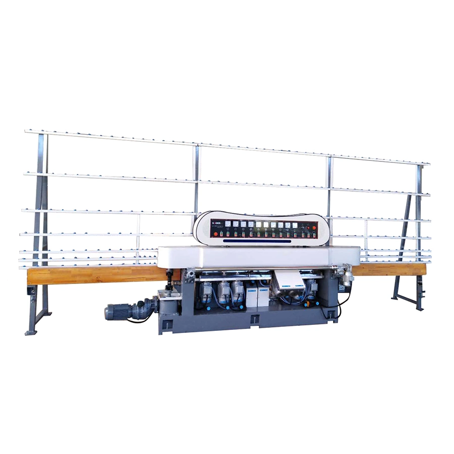 Fluency Glass Process 9 Motors Straight Line Edger Edging Machinery