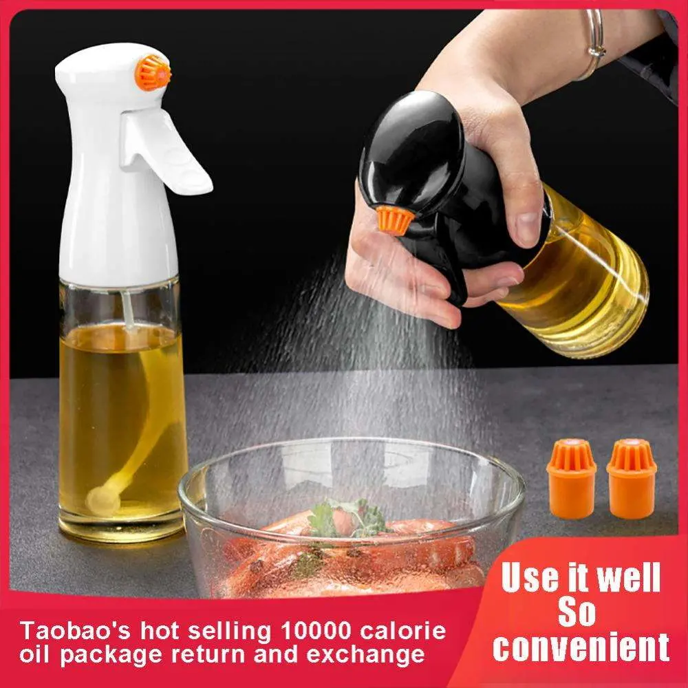 New Arrival Kitchenware 200ml Oil Spray Bottle Durable Cooking Oil Plastic Bottle