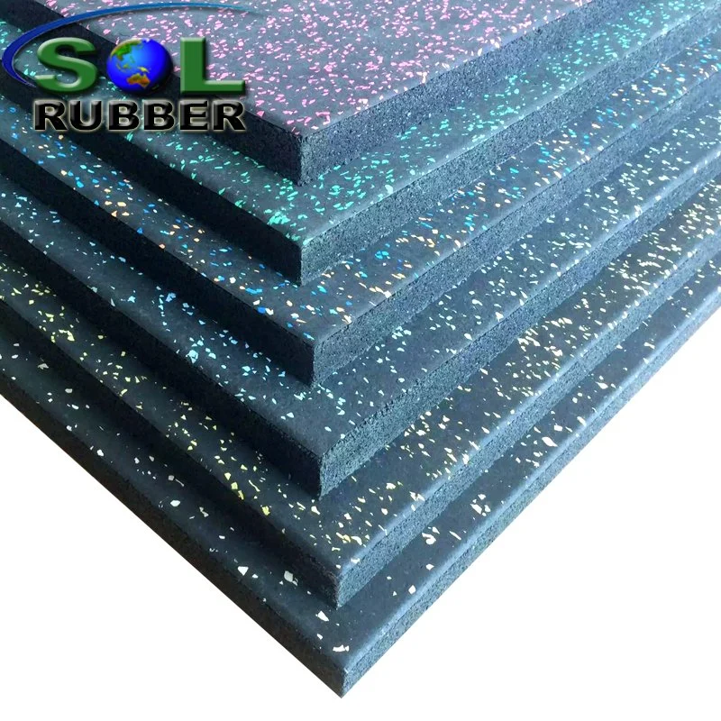 15% rojo EPDM superficie Gymnasia Suelo alfombrilla de goma