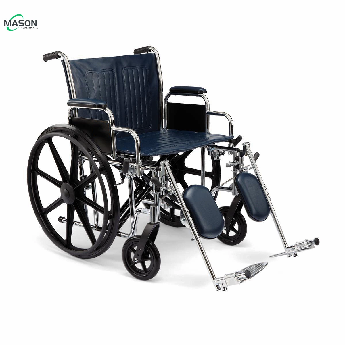 Manual Chrome Plated Foldable Wheelchair for Elderly People Economic Cheapest Wheelchair