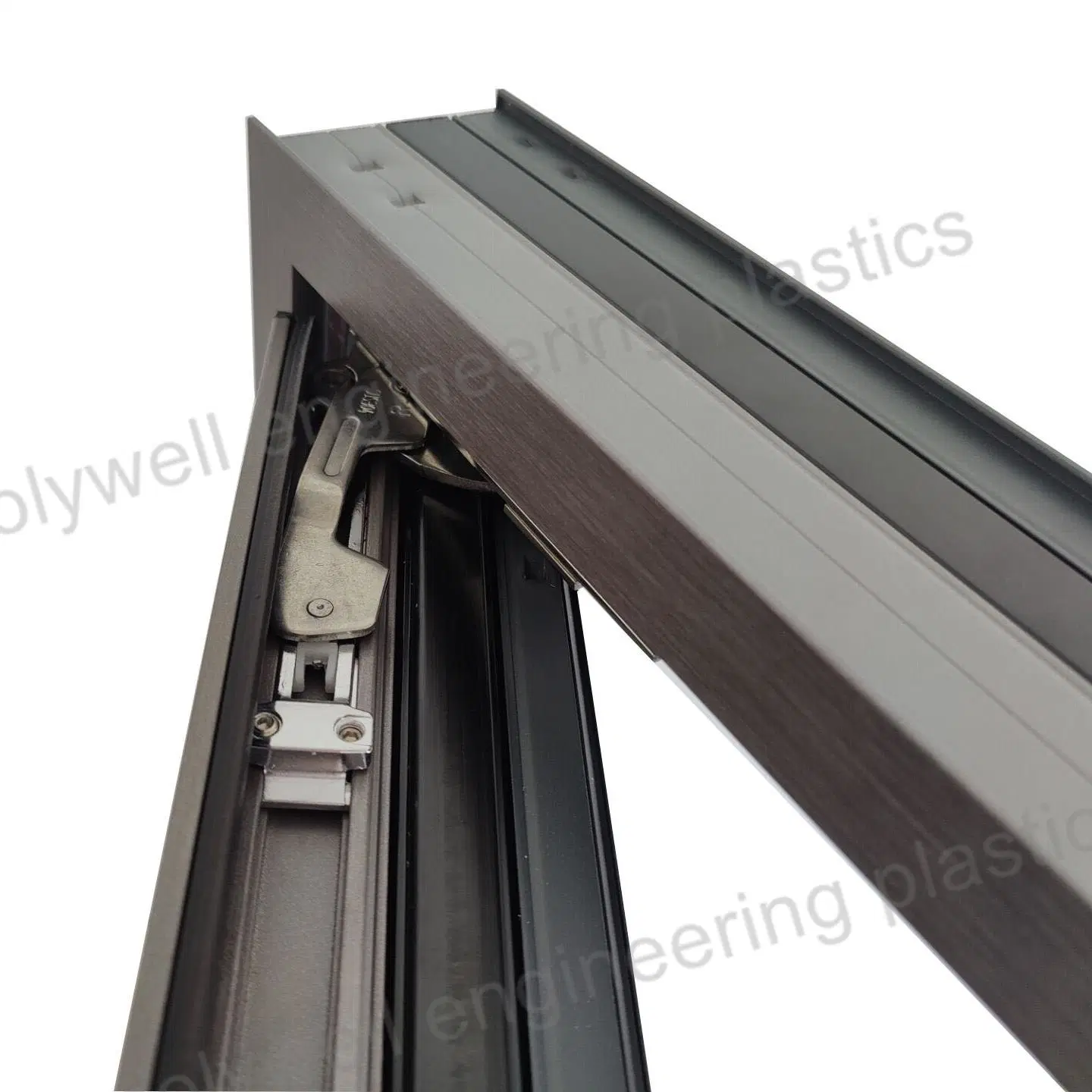 Energy Saving Double Glazed Aluminum PVC Frame System Residential Aluminum Tilt and Turn Window