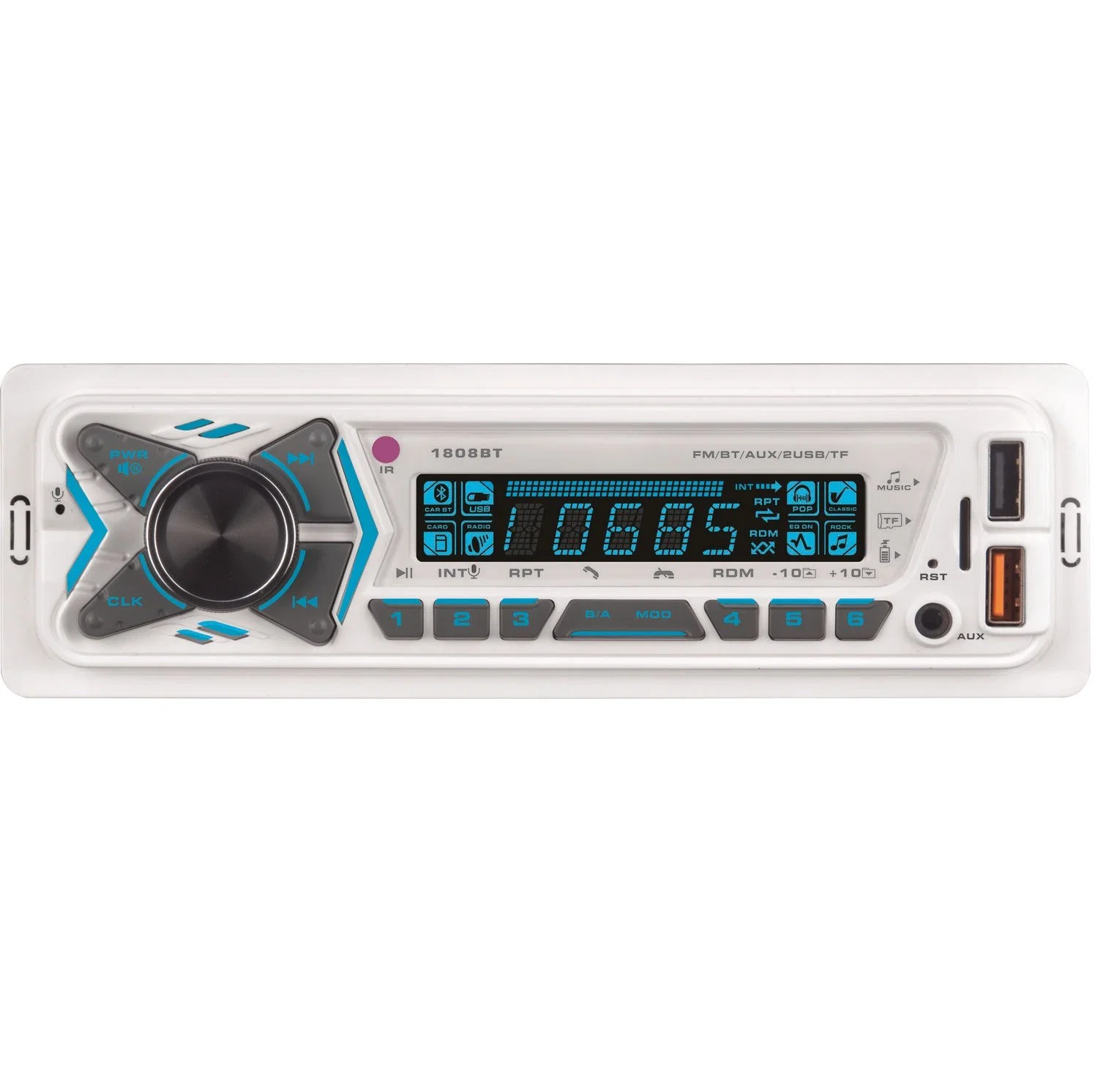 Alquiler de reproductores de MP3 Panel fijo Bluetooth USB SD AM FM DAB+RDS