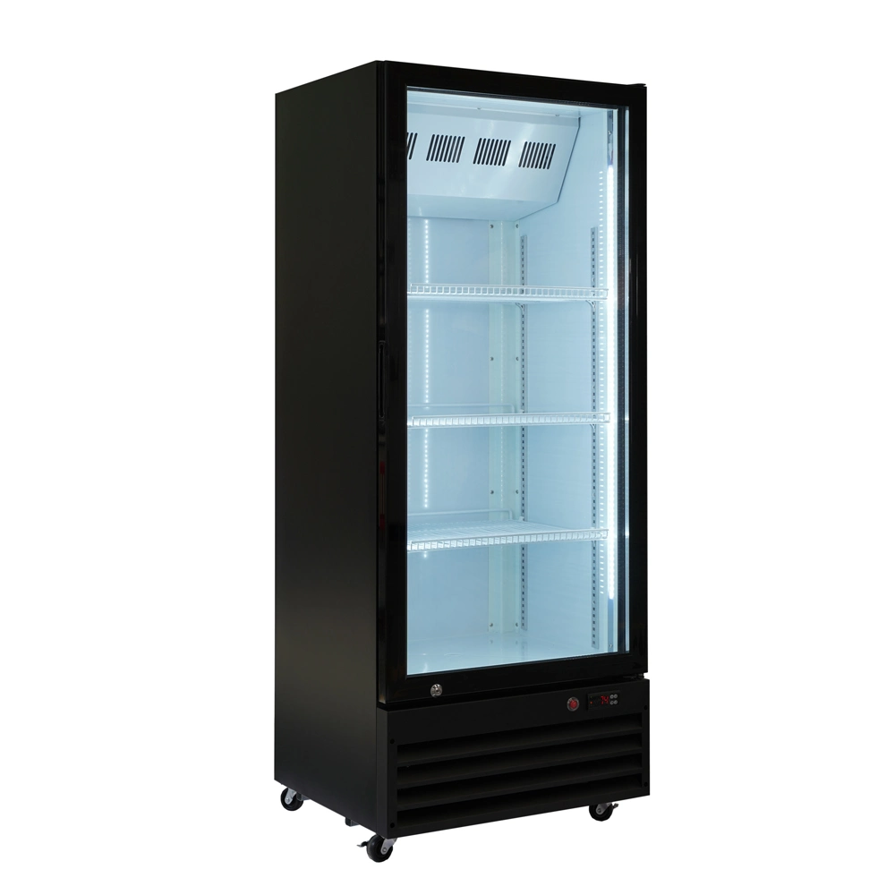 Supermarket Upright Drinking Display Glass Door Coca Cola Fridge Equipment