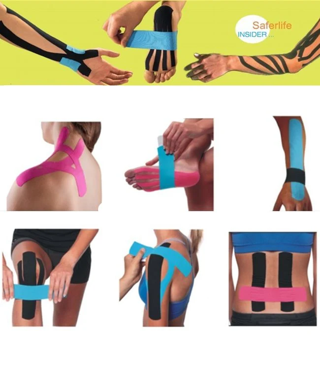 Sports Muscles Care Elastic Therapeutic Kinesiology Athletic Tape for Injury Repair