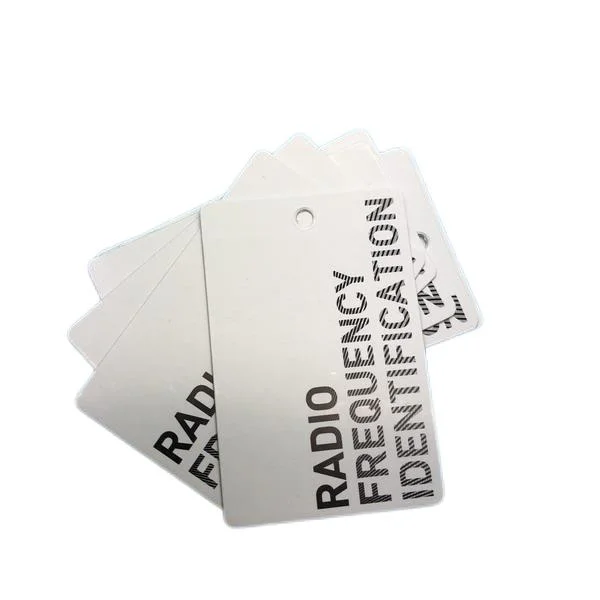 Custom 860-960MHz Design Printing Garment Name UHF RFID Label Hang Tag