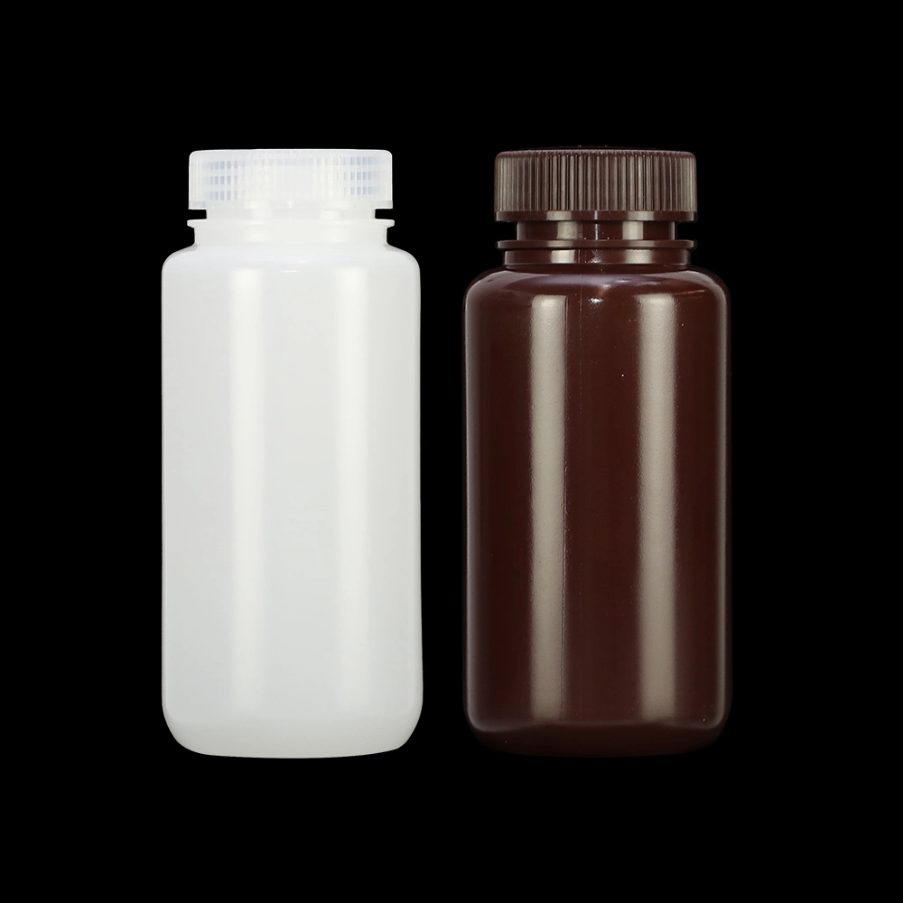 Factory Price Wide Mouth 250ml Plastic HDPE Reagent Bottle Reagent Bottle Function for Laboratory 1000ml HDPE Bottle