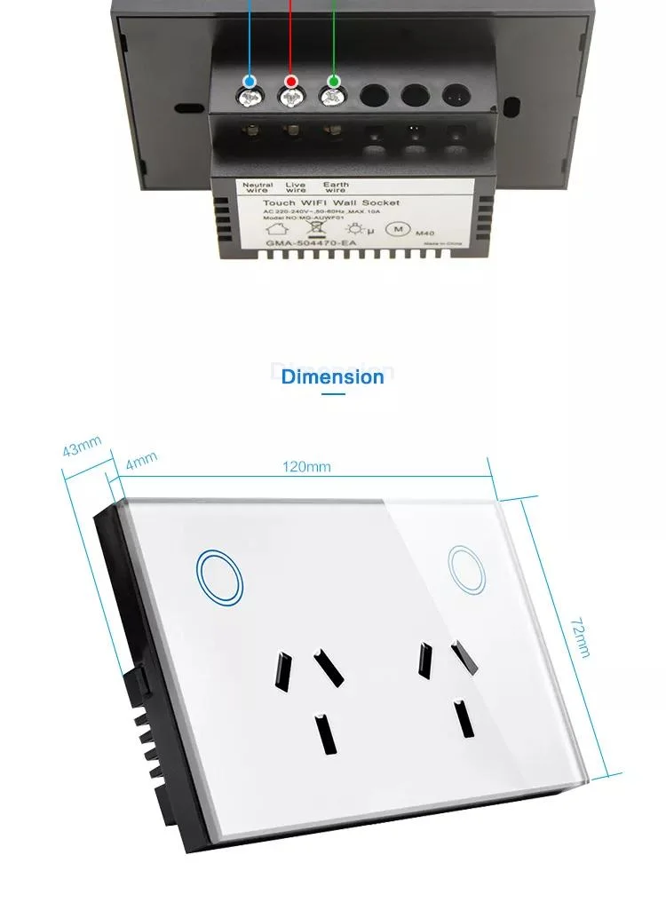 WiFi Tuya Smart розетки нам электрические штепсельные розетки 10А