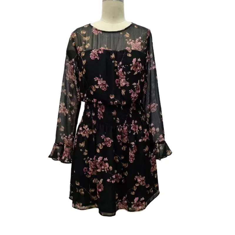 China Manufacturer Wholesale/Supplier Summer Ladies Fashion Clothing Apparel Girl Woven Chiffon Dress
