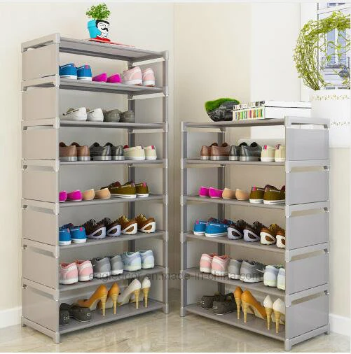 Armoire de racks de chaussures Chaussures de grande capacité de stockage de mobilier de maison DIY Rack simple chaussure Portable (FS-06A)