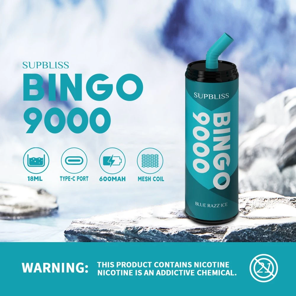 Fumot Randm Tornado snambly Bingo 9000 مبروك مع 13 نكهة