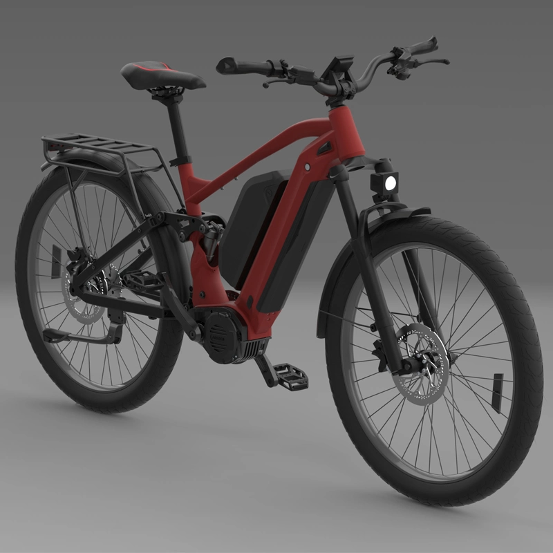 48V1000W Long Range Mountain Electric Bicycle