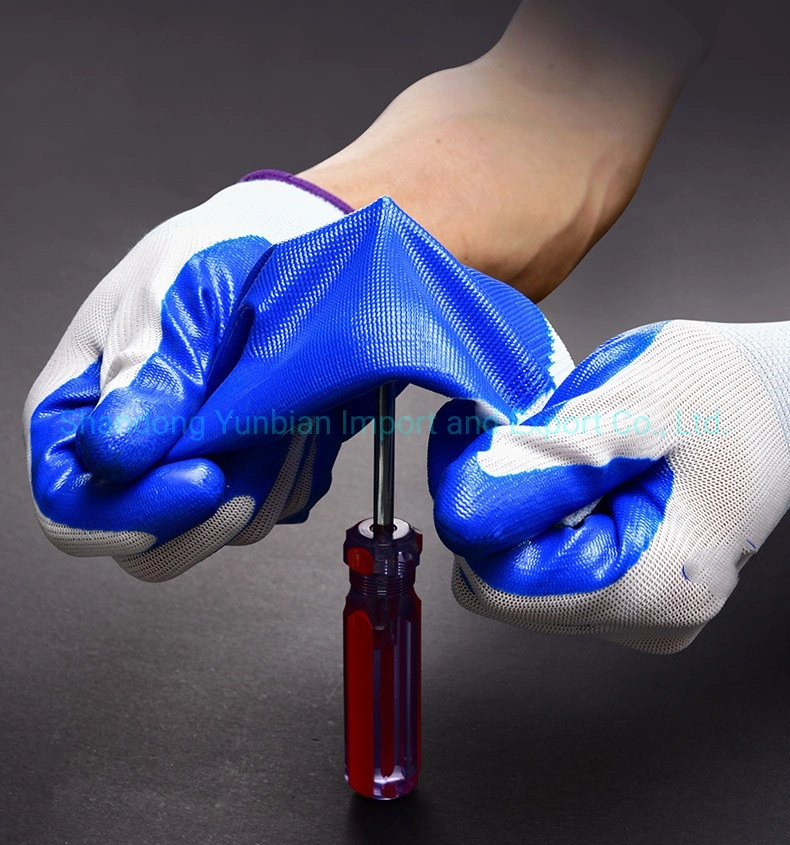 Labor Protection Wear-Resistant Work Nitrile Rubber Labor Protection Gloves