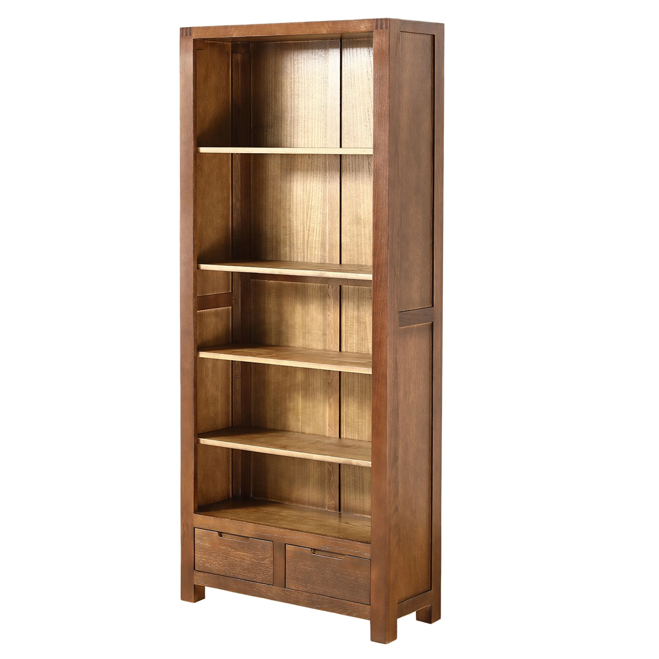 Startseite Möbel Arbeitszimmer Massive Eiche Holz Buch Organizer Display Bücherregal Bücherregal Einfacher Moderner Stil Bücherregal