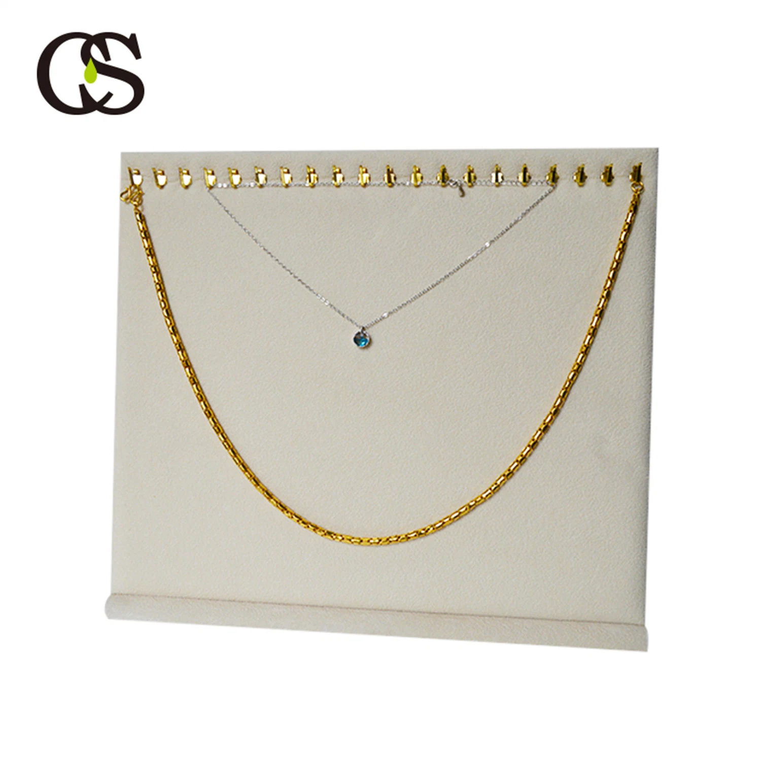 Wholesale/Supplier Custom Design PU Leather Velvet Metal Jewelry Necklace Pendant Bracelet Display