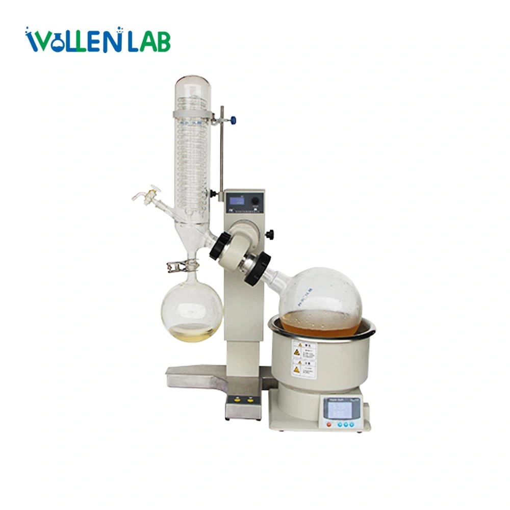 Lab Desktop Distillation Digital Display Rotary Evaporator and Heating Bath