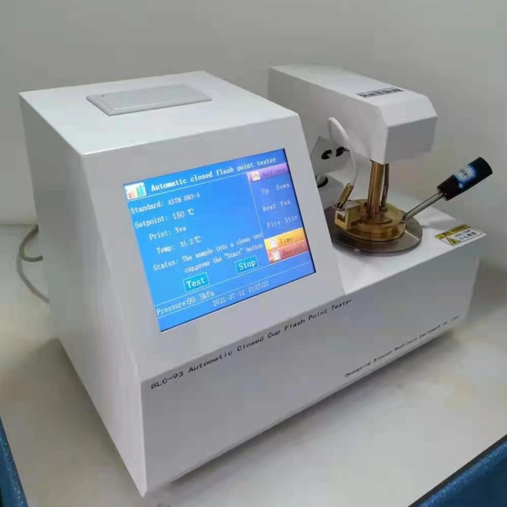 ASTM D93 Closed Cup Marine Fuel Flash Point Tester