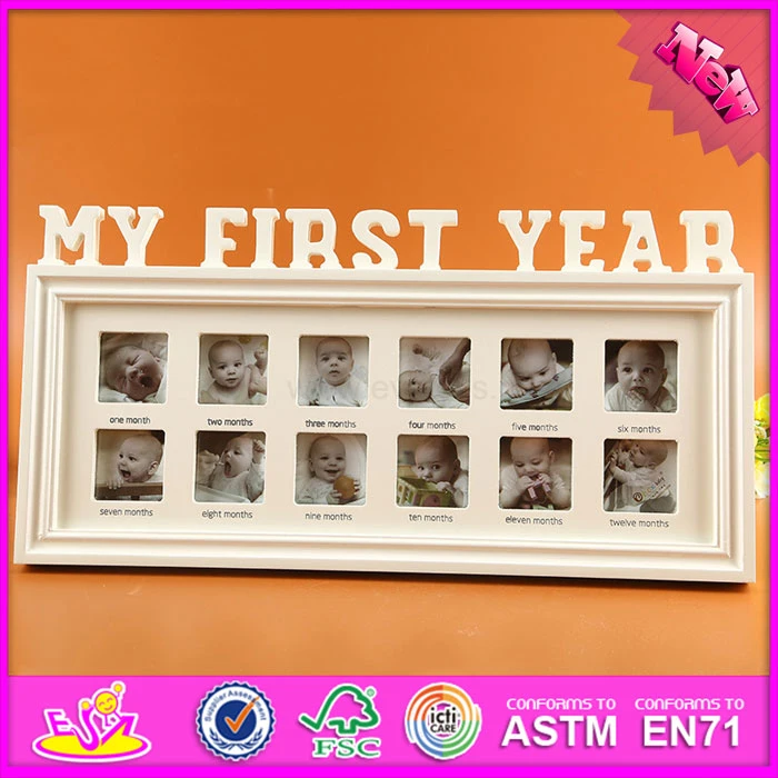 2016 Wholesale/Supplier Wooden Family Photo Frame, 12 Hole Wooden Family Photo Frame, Lovely Wooden Family Photo Frame W09A043