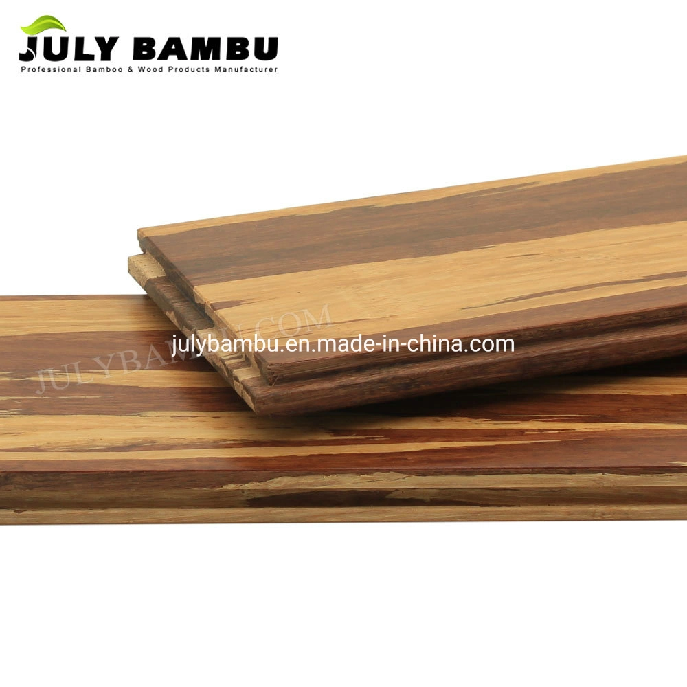 Factory Price 100% Solid Vertical Laminated Bamboo Flooring 14mm Tiger Strand Woven Bamboo Floor for Sale