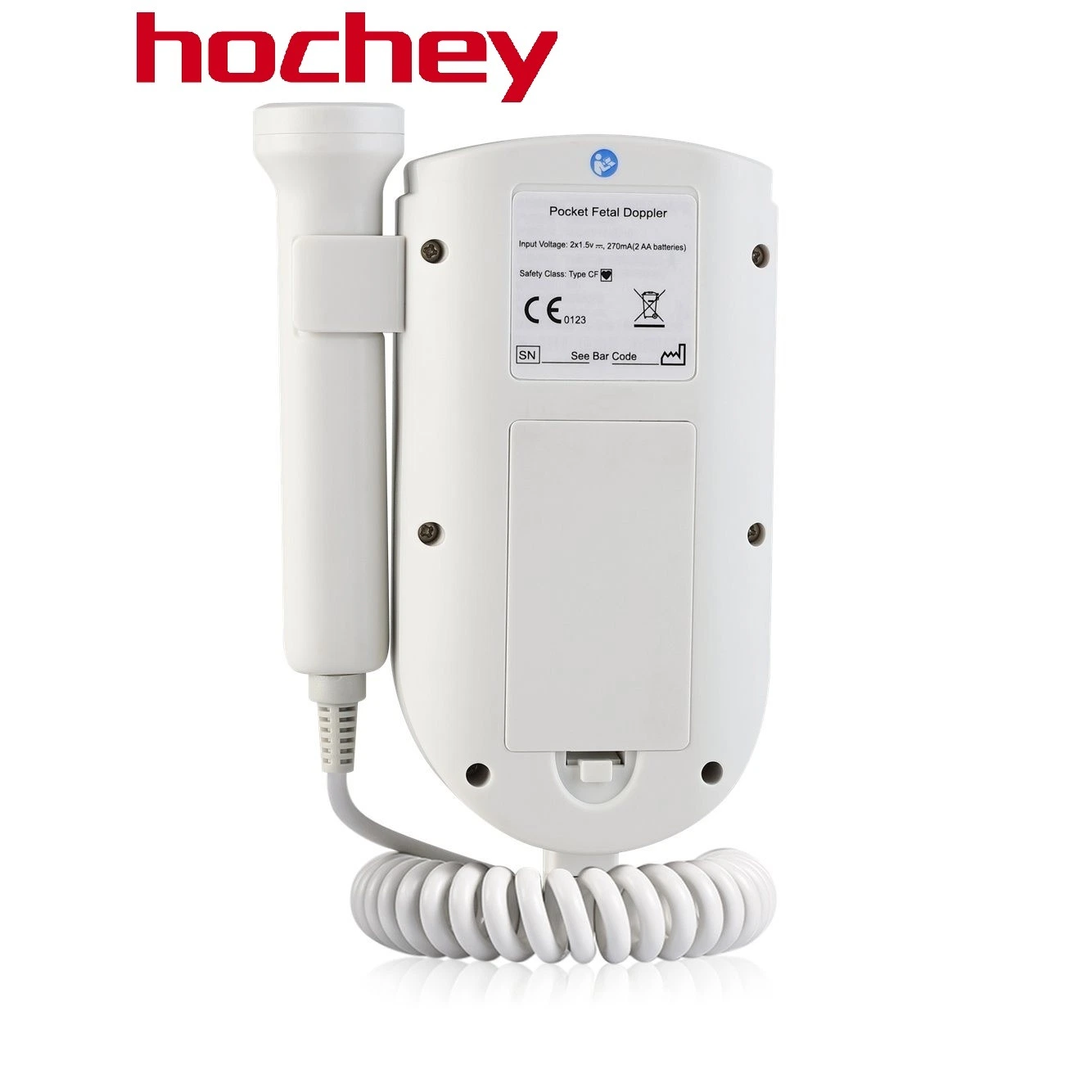 Hochey Medical Factory Direct Wholesale/Supplier Price Doppler Fetal Ultrasound Baby Heart Detector Good-Looking Fetal Heart Monitor