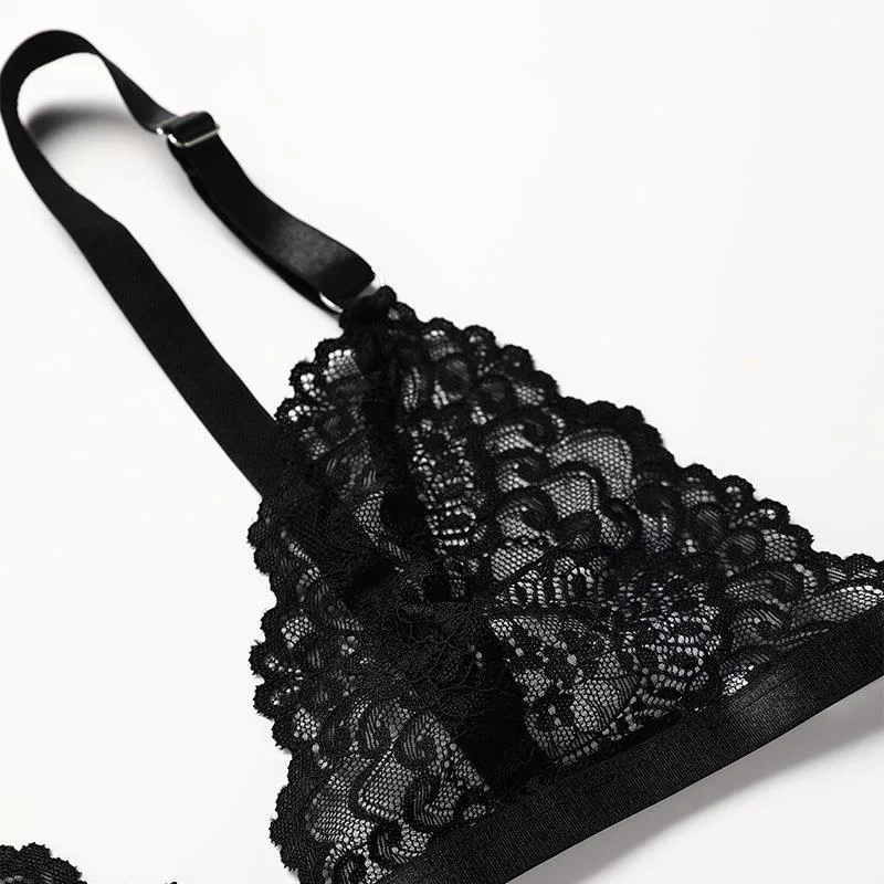 Soutien-gorge invisible en gros à dentelle chaude pour femmes lingerie