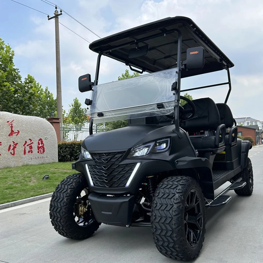 2024 Latest Four-Wheel Golf Cart with Lithium Battery Manual Cart, Customizable 2-Seater/4-Seater/6-Seater/8-Seater Golf Cart