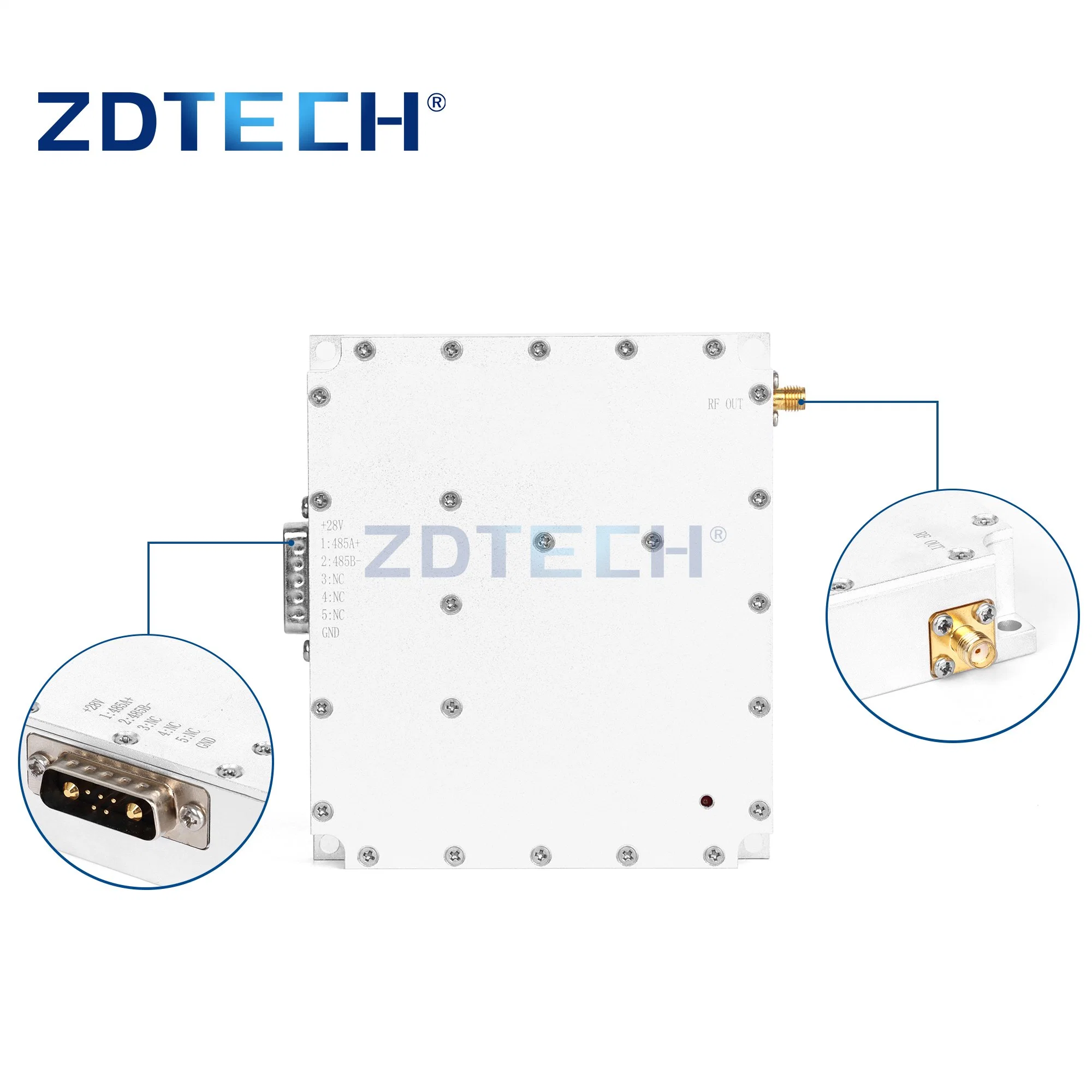 Low Price Power Amplifier 100W High Frequency Signal Generator with RS485 Control for Anti Drone Uav Signal Jammer