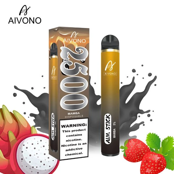 Vaper 2500 Puffs Aivono AIM Stick Großhandel E Zigarette Einweg Vape Pen 1000mAh 9ml 16 Geschmacksrichtungen