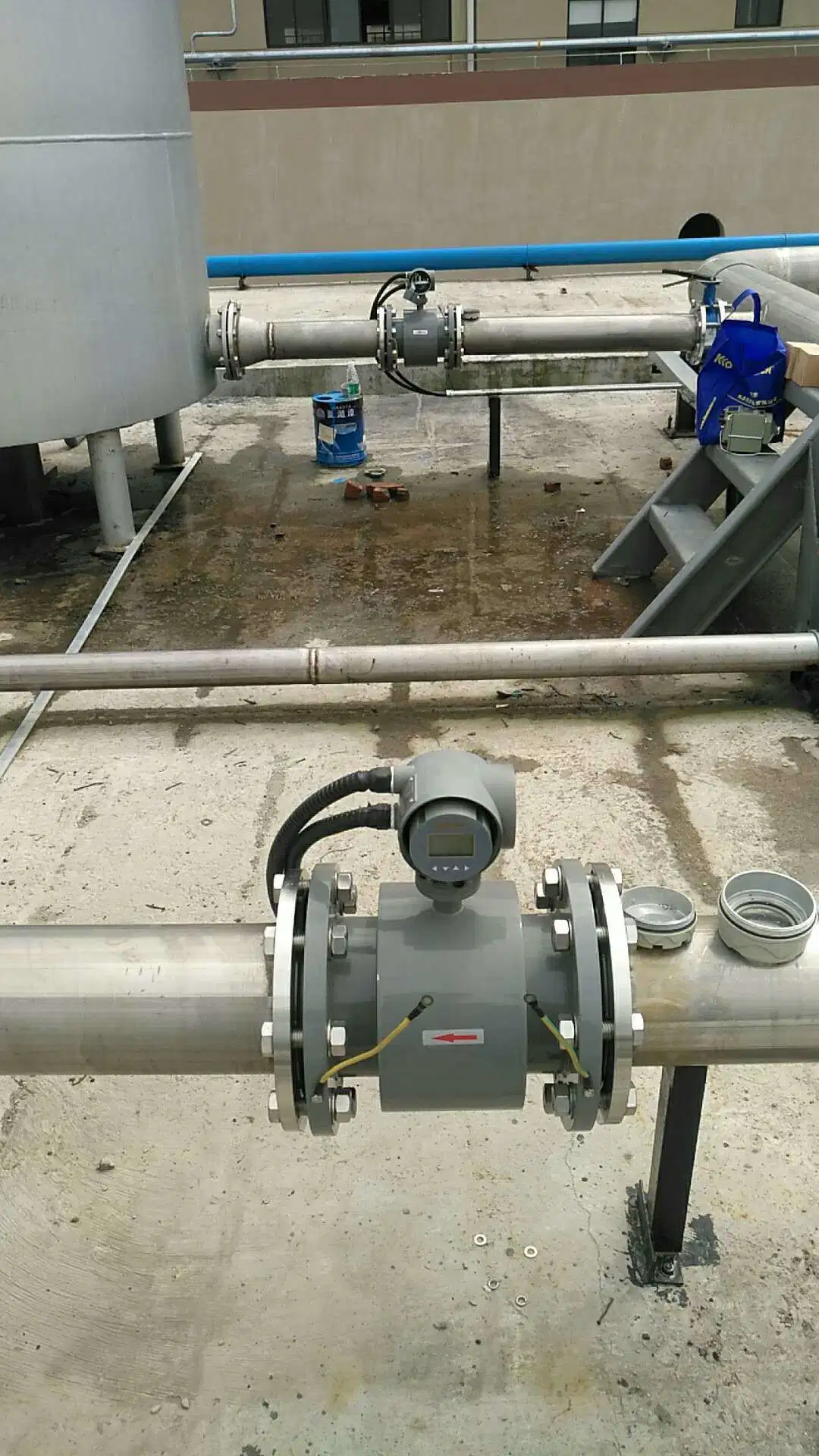 Flowtech Magnetic Water Flow Meter: 0,3-12m/S Strömungsgeschwindigkeit, 0,6-4,0MPa Arbeitsdruck