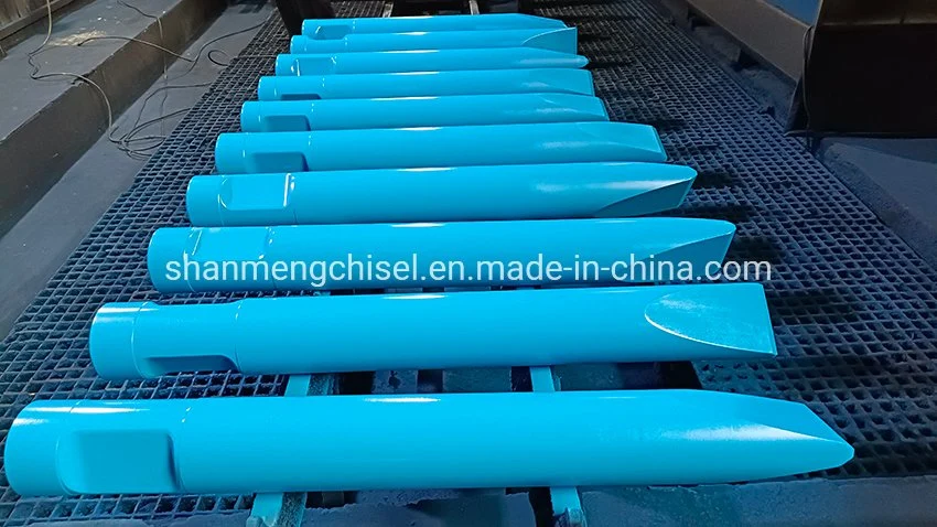 High Quality China Manufacturer Indeco HP3500 Hydraulic Hammer Parts Rock Breaker Wedge Chisel