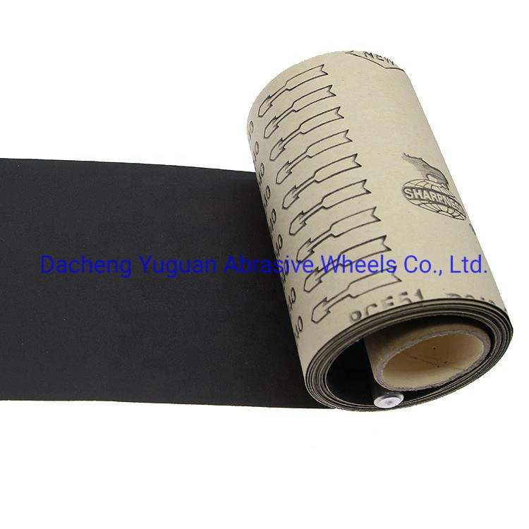 Abrasives Aluminum Oxide Black Sand Paper 50% Cotton 20cm X 50m Tj135 Emery Abrasive Paper Sanding Paper Roll