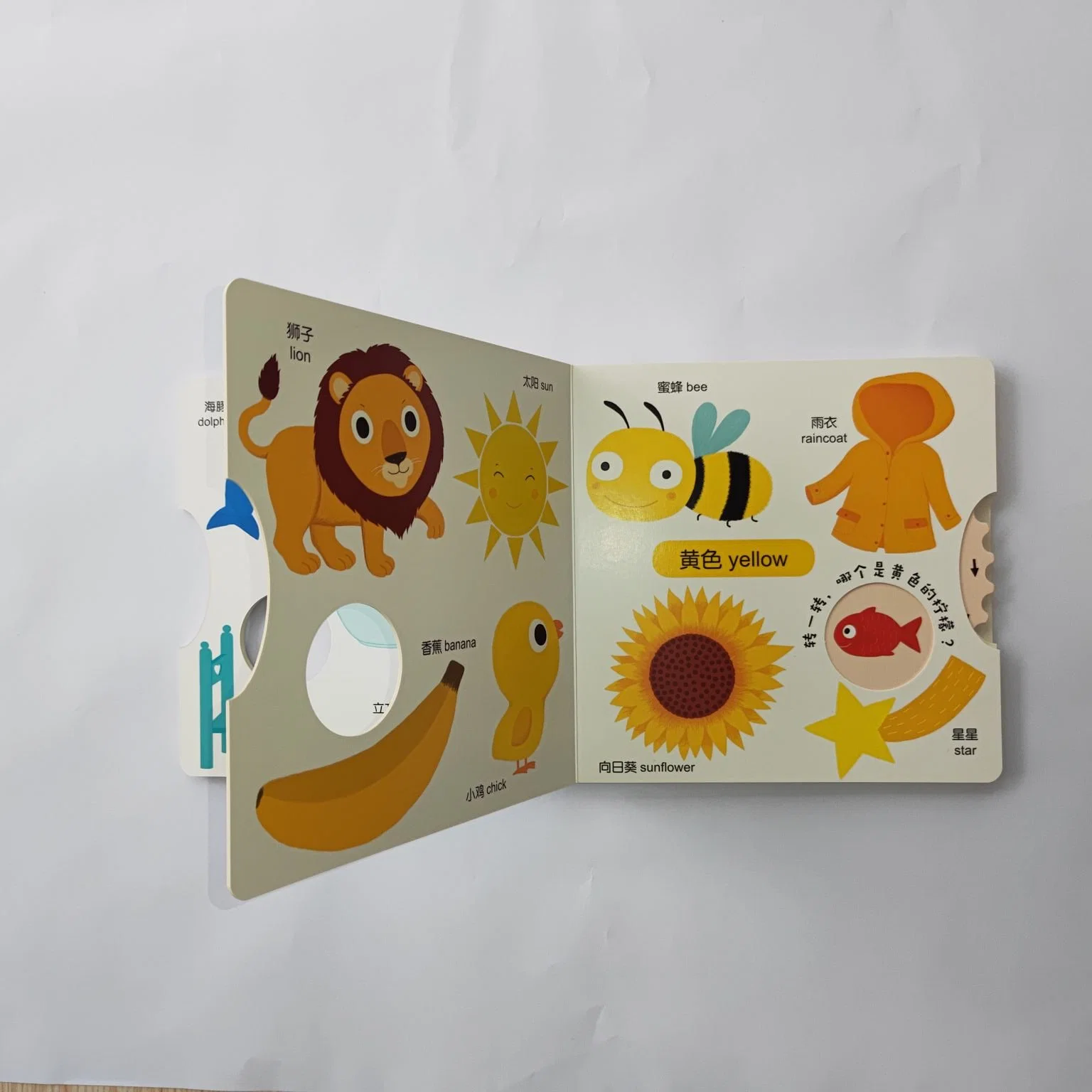 Diecut Geformte Kinder Board Buch