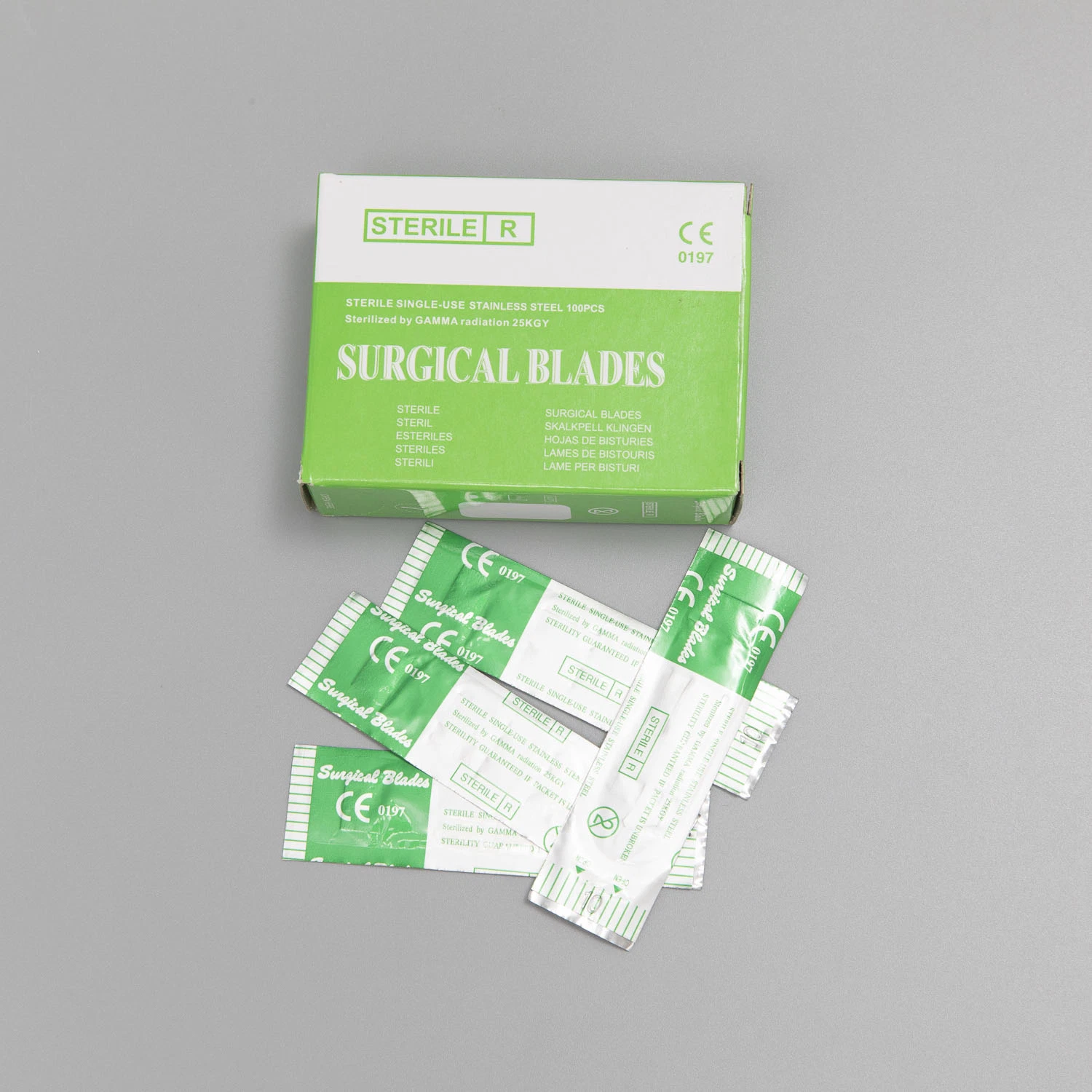 Medical Sterile Scalpel Sterile Surgical Disposable Scalpel Blades