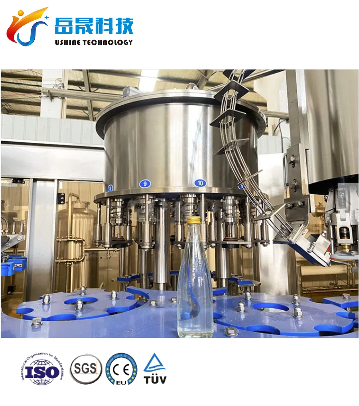 Automatic Can Filling Machine Aluminum Soda Can Filling and Sealing Machine for Beverage Production Line