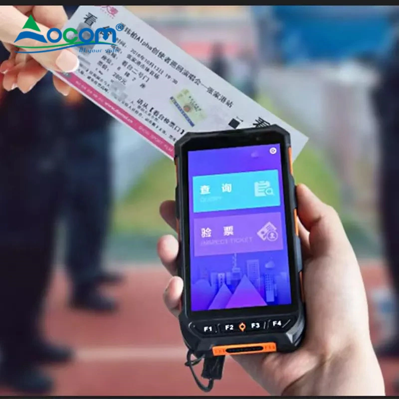 Android 10 IP65 прочный КПК смартфон Промышленный NFC ручной 1d Мобильный терминал данных инвентаризации сканера двухмерных штрихкодов