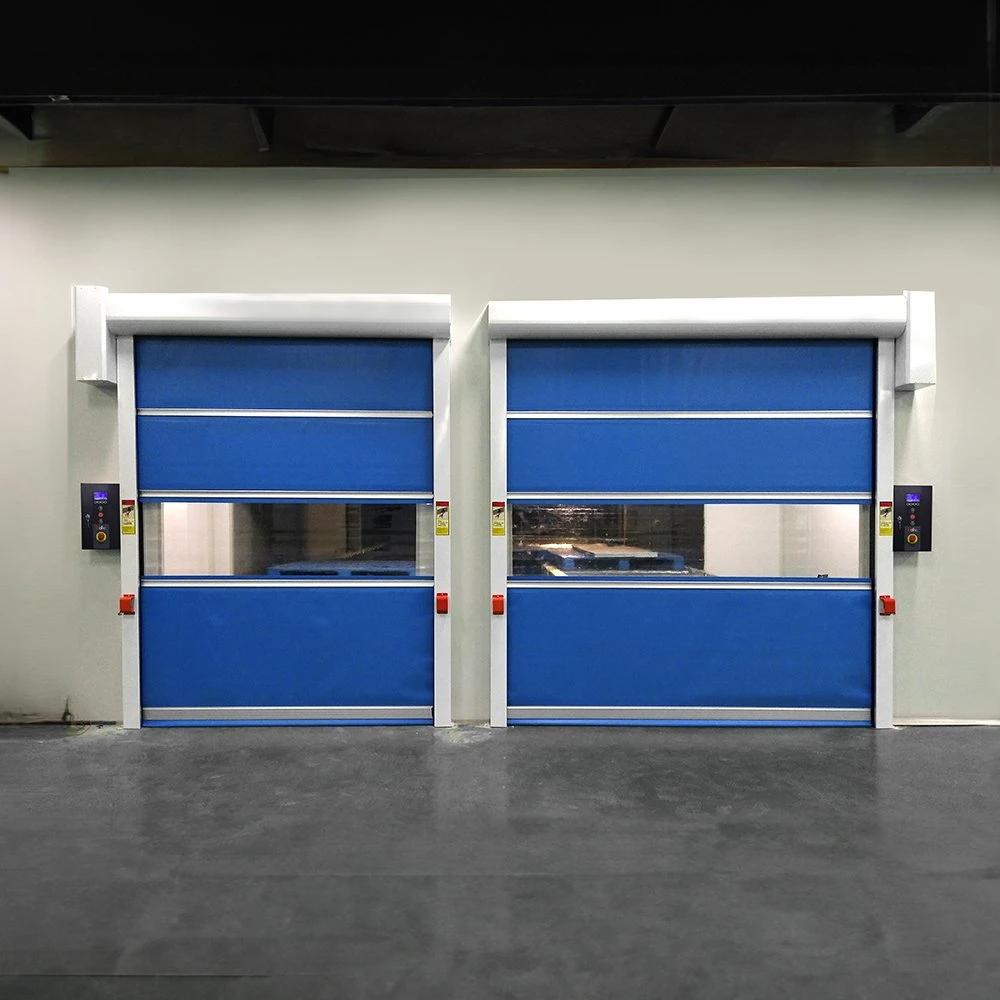 Plastic Fast Door with Transparent Window (HF-1055)