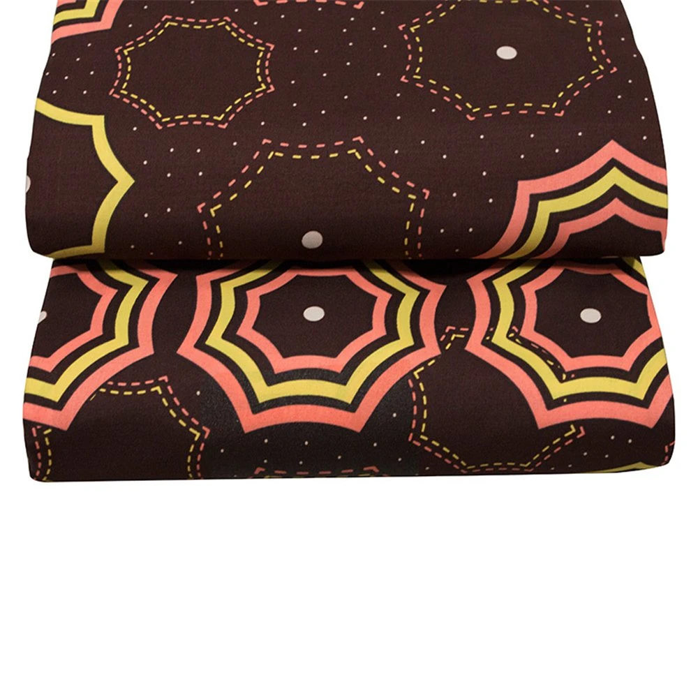 Custom Printed African Java Designs Ankara Fabric for Women Cloth