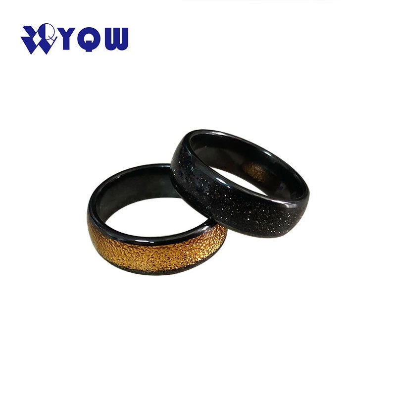 Multi-Functional Door Lock Key NFC RFID Black Ceramics Smart Finger Ring