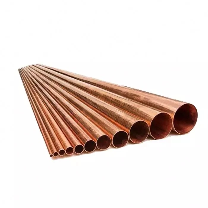 Melhor preço AC tubo de cobre 3 / 8 " 15m (50FT) / rolo C1220 Preço de venda do tamanho do tubo rectangular T2