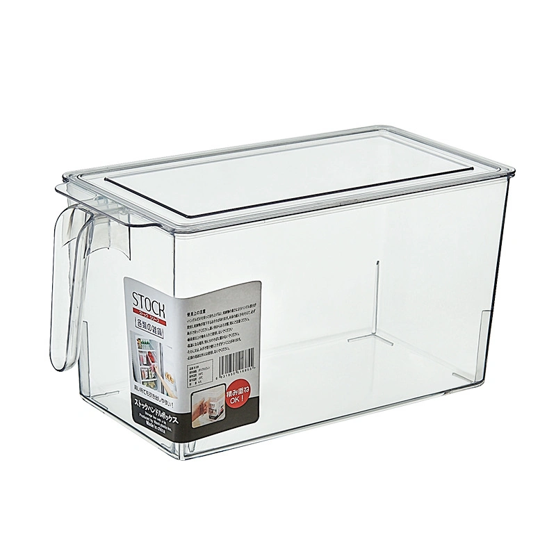 Kitchen Accessories Fresh-Keeping Vegetable Fruit Refrigerator Storage Box with Handle Cover