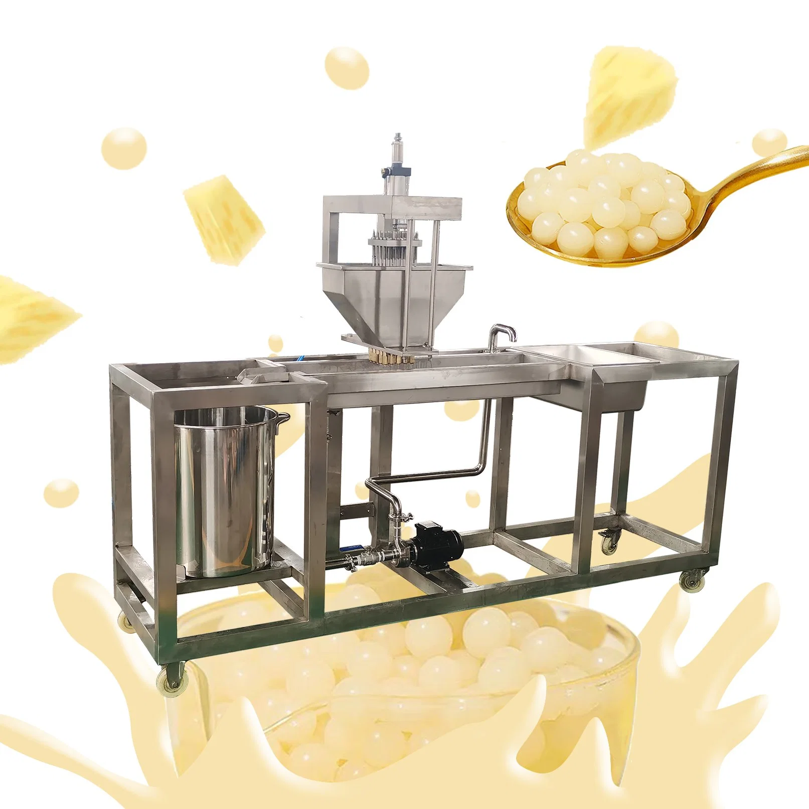 Devilstongue Jelly Pop Ice Cream Forming Machine Popping Pearls Production Line