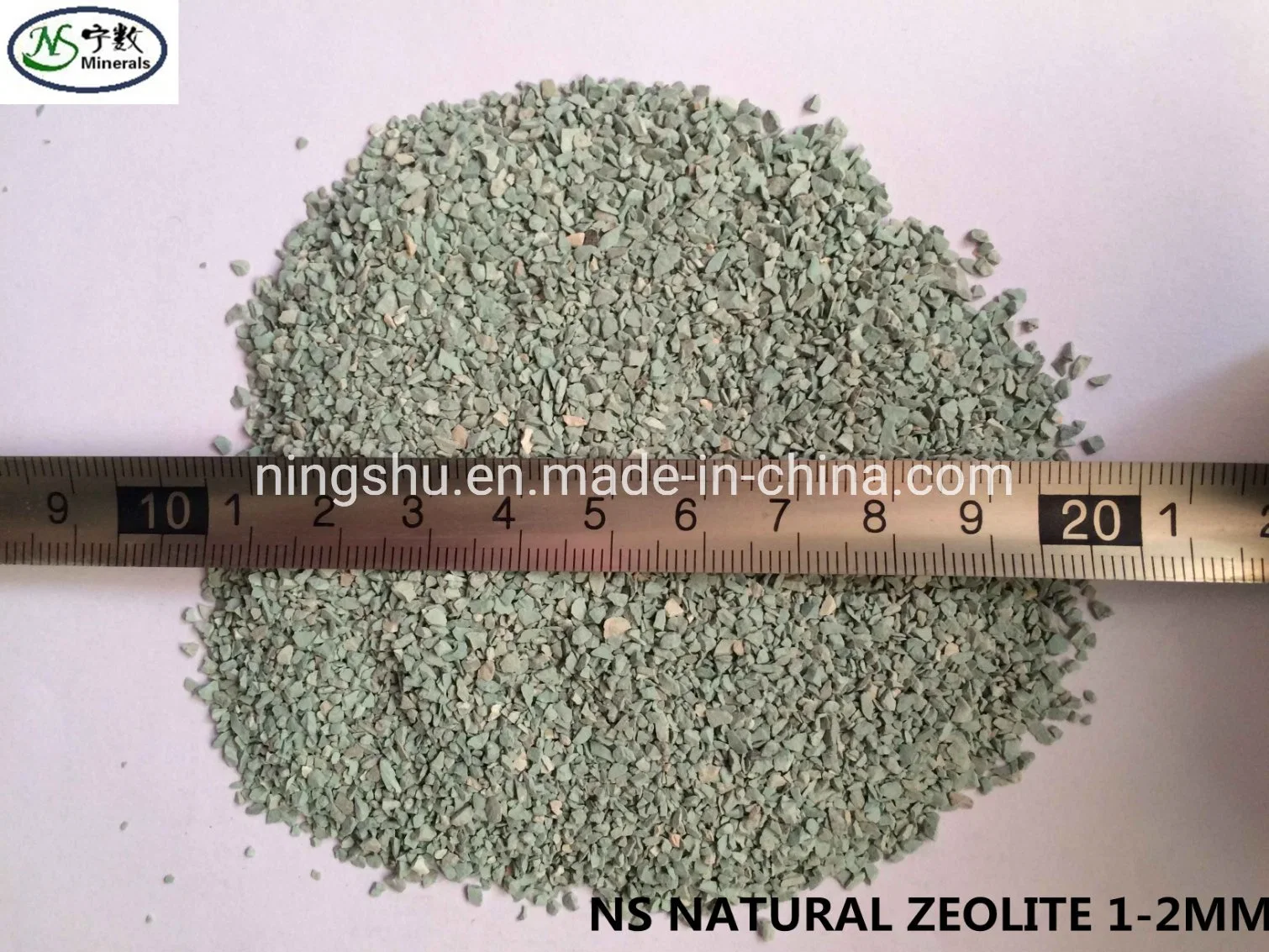 2-4mm, 5-8mm, 30-50mm Natural Green Clinoptilolite Zeolite for Water Treatment