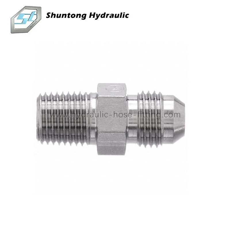 JIS Metric Male 60&deg; Cone Female 60&deg; Seat Run Tee Hose Adapter