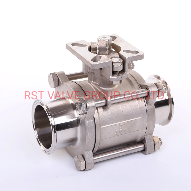 3PC Ball Valve with ISO 5211 Pad From 1/2" -4"