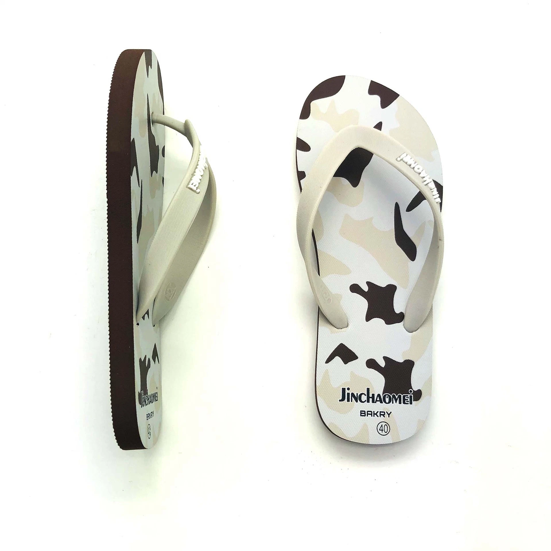 Custom Printed EVA Men Cheap Wholesale/Supplier Flip Flop Sandale Slipper Tongs avec logo