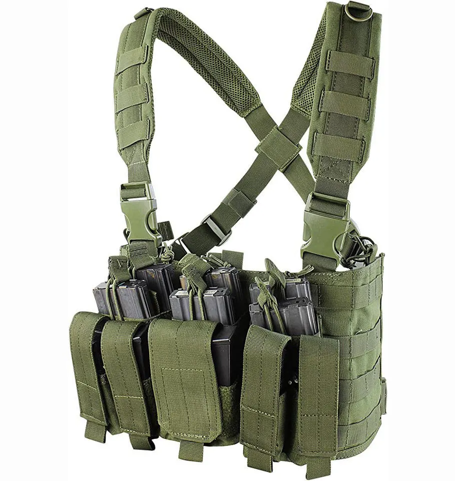 High quality/High cost performance  Nylon Amphibious Camouflage Equipment Chest Carry Vest Tactical Vest for Sale